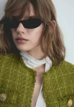 Летняя куртка TINA Mango, оливковый