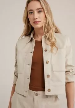 Летняя куртка WE Fashion, бежевый