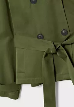 Летняя куртка WITH BELT Stradivarius, хаки