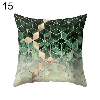 Летняя подушка со свежими листьями кактуса и фламинго, чехол для дивана-кровати, украшение автомобиля-15 # Stuttg