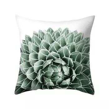 Летняя подушка со свежими листьями кактуса и фламинго, чехол для дивана-кровати, украшение автомобиля-9 # Stuttg