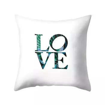 Летняя подушка со свежими листьями кактуса и фламинго, чехол для дивана-кровати, украшение автомобиля-1 # Stuttg