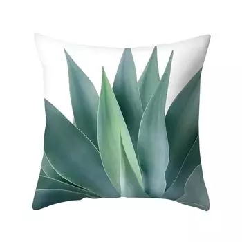 Летняя подушка со свежими листьями кактуса и фламинго, чехол для дивана-кровати, украшение автомобиля-3 # Stuttg
