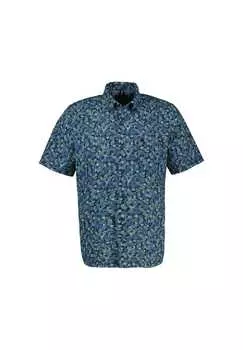 Летняя рубашка с цветочным принтом Lerros, синий