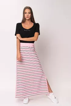 Летняя юбка Budmil, розовый/белый