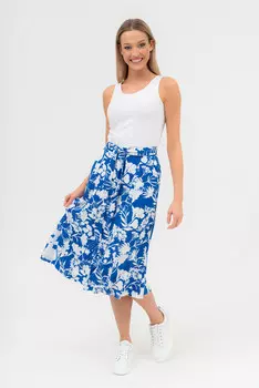 Летняя юбка Budmil, синий/белый