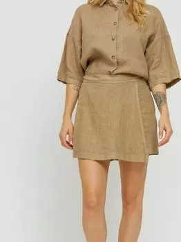 Летняя юбка девяносто Mazine, бежевый