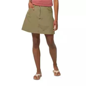 Летняя юбка Jack Wolfskin "SONORA SKORT", для путешествий и отдыха, цвет Bay Leaf