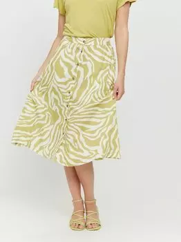 Летняя юбка с принтом «номи» Mazine, зеленый