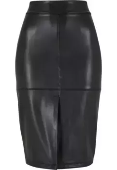 Летняя юбка URBAN CLASSICS " Urban Classics Ladies Synthetic Leather Jacket" (1 шт.), черный