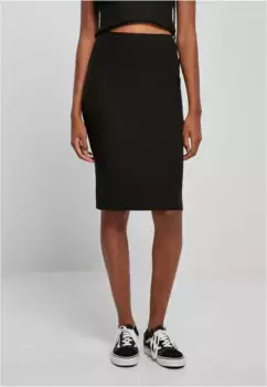 Летняя юбка URBAN CLASSICS " Urban Classics Ladies Rib Knit Midi юбка" (1 шт.), черный