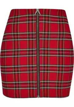 Летняя юбка URBAN CLASSICS " Urban Classics Ladies Short Checker Юбка" (1 шт.), красный