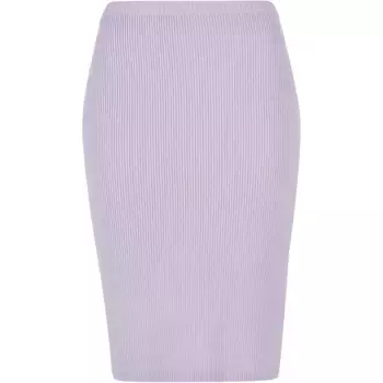 Летняя юбка URBAN CLASSICS " Urban Classics Ladies Rib Knit Midi юбка" (1 шт.), цвет Lilac