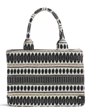 Лето звучит шопер хлопок Depeche, черный