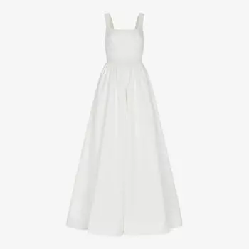 Летти макси-платье с квадратным вырезом Whistles, бежевый