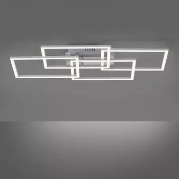 Leuchten Direkt Светодиодный потолочный светильник Iven 70 x 34,5 см с регулируемой яркостью LeuchtenDirekt, серебро