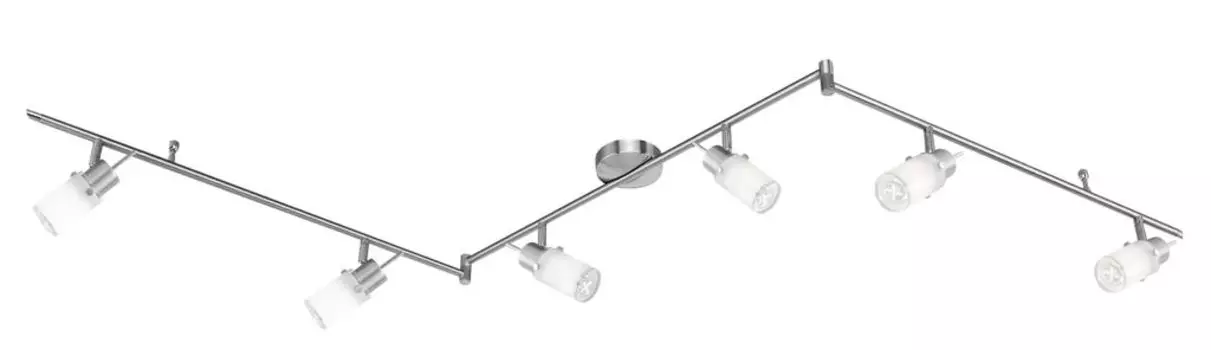 LeuchtenDirekt 11936-55 Max Светодиодный потолочный светильник сталь GU10, серебро