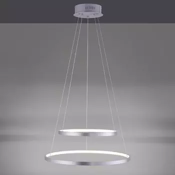 LeuchtenDirekt LED круглый подвесной светильник LS-Circle 52см RGB+CCT сталь, серебро
