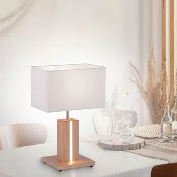 LeuchtenDirekt Настольная лампа АМАНДА, 40Вт, E27, белый (11421-78)