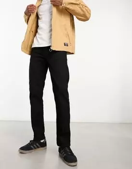 Levi's – 502 – Черные зауженные джинсы