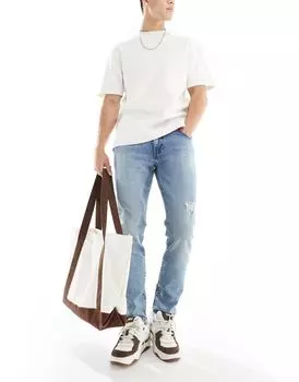 Levi's – 512 – Голубые джинсы узкого кроя с зауженными штанинами