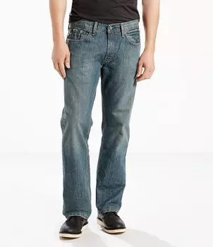 Levi's 559 Жесткие свободные прямые джинсы, синий