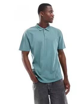 Levi's — Authentic — светло-зеленое поло из джерси с логотипом в тон