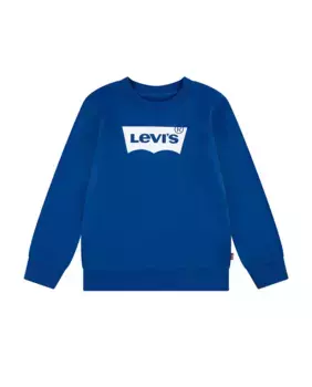 Levi's Batwing мальчик французский махровый вязаный свитер, синий