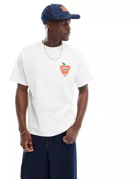 Levi's – белая футболка с логотипом яблока