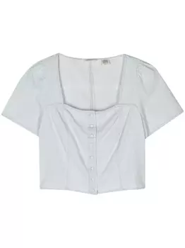 Levi's блузка Pascale в полоску, синий