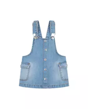 Levi's Cargo Pocket комбинезон для девочек с юбкой, синий