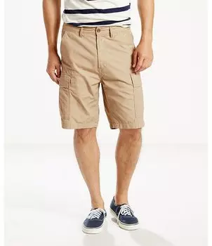 Levi's Carrier Twill Ripstop 9,5Шорты-карго по внутреннему шву, бежевый