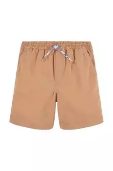 Levi's Детские хлопковые шорты, оранжевый