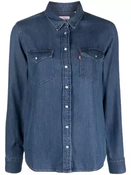Levi's джинсовая рубашка Iconic Western, синий