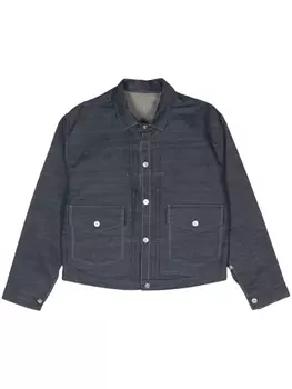 Levi's джинсовая рубашка со складками, синий