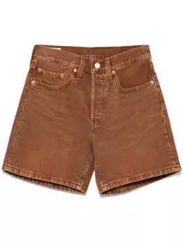Levi's джинсовые шорты, коричневый