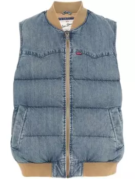 Levi's джинсовый жилет, синий
