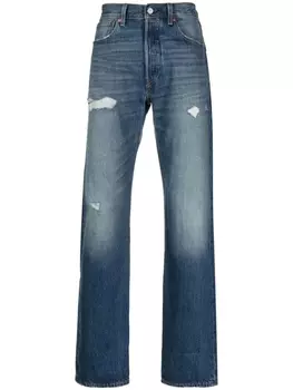 Levi's джинсы bootcut с прорезями, синий