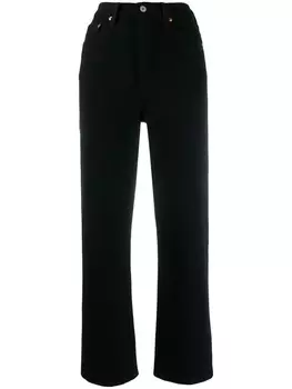 Levi's джинсы Ribcage прямого кроя, черный