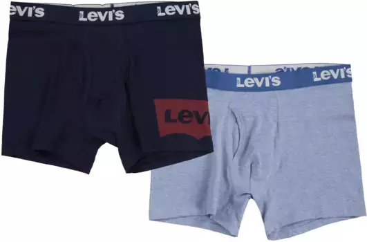 Levi's Kids боксеры "BATWING BOXER BRIEF" (2 шт.), для МАЛЬЧИКОВ, синий