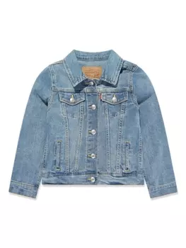 Levi's Kids джинсовая куртка на пуговицах, синий