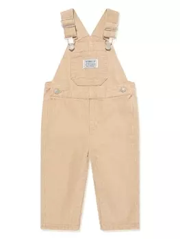 Levi's Kids джинсовый комбинезон Railroad Stripe, нейтральный цвет
