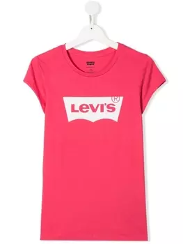 Levi's Kids футболка с логотипом, розовый