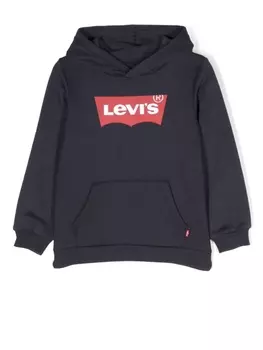 Levi's Kids худи с логотипом, синий