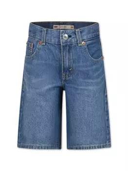 Levi's Kids шорты из органического хлопка, синий