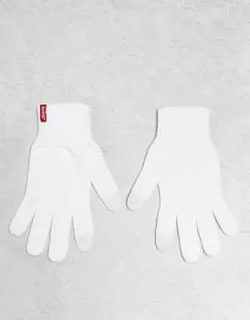 Levi's – кремовые перчатки, адаптированные для сенсорных экранов