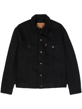 Levi's куртка дальнобойщика из шерпы, черный