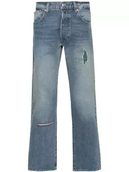 Levi's прямые джинсы 501 Skateboarding, синий