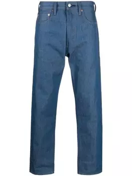 Levi's прямые джинсы с нашивкой-логотипом, синий