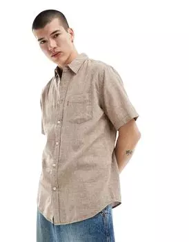 Levi's – Sunset – Рубашка с одним карманом бежевого цвета